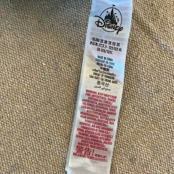 Disney Parks Plus-Size Stitch Hello Universe Tie-Dye Hoodie 2x - Picture 8 of 11